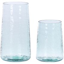 Vases Décoratifs en Verre Transparent 25/17 cm Style Scandinave et Moderne Kulche