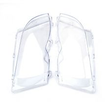 Jeffergarden Lentille de phare, plastique pc 2 pièces résistant au jaunissement transparent 63126924043 remplacement pour voiture E46 4D 320i 325i