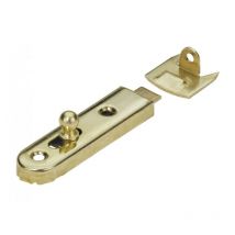 Lot de 2 verrous à poussoir acier Hettich L.50 x l.13 mm