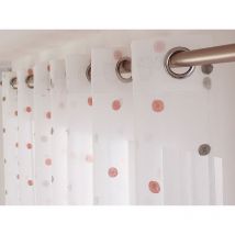 Lot de 2 voilages brodés Smarties 140 x 240 cm - Enjoy Home