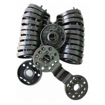 Heguyey - Lot de 20 Clip de Fixation pour Brise Vue, Clip Spécial avec œillet en Plastique, Clips de Fixation Traités Anti-UV pour Brise Vue, Filet,