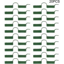Lot de 20 clips de fixation pour serre - Pour tube de serre - Outil fixe - Pour bâche de jardin - Protection solaire. 1.1cm