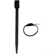 Lot de 50 colliers de câblage 6x114mm - Noir - Zenitech