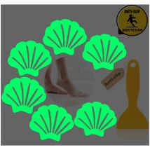 Lot de 20 lumineux Anti Dérapants Stickers de Baignoire Antidérapants Autocollants de Douche Bandes de Baignoire Tapis de Bain Antidérapant