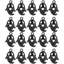 Feiyue - Lot de 20 pendentifs fantômes mignons pour Halloween, collier en alliage, bracelet, accessoire de pendentif diy