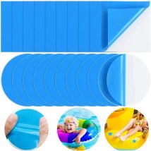 Lot de 20 réparations de revêtement de piscine, patch de piscine, kit de réparation de spa gonflable pour lit à eau, canapés/piscines gonflables