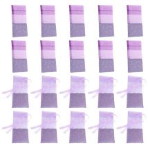Lot de 20 sachets de parfum vides pour bourgeons de lavande séchés, sacs cadeaux transparents pour bijoux