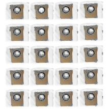 Lot de 20 sacs à poussière de rechange pour aspirateur robot Bot L10s Ultra/ S10/ S10 Pro