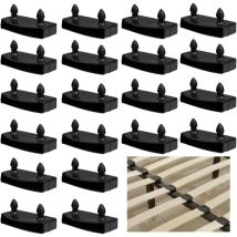 20 Pièces Supports Pour Sommier À Lattes , Embouts À Lattes Pour Sommier Et Bouchons À Lattes En Plastique De Rechange, Remplacement Pour Lit, Plate-