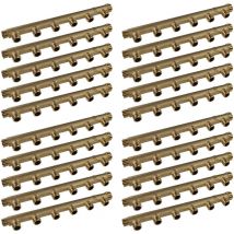 Arcanaute - Lot de 20 x Collecteurs mâle femelle 3/4 - 6 départs 1/2 (15/21) - Entraxe 50mm