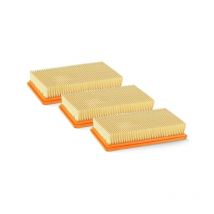 Filtre plat plissé de rechange 3 pièces Karcher, filtre plat, filtre d'aspirateur, MV4, MV5, MV6, WD4, WD5, WD6, WD4P, accessoires pour aspirateur