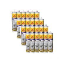 Sika - Lot de 24 colles mastic flex-112 Crystal clear - Transparent - 290ml