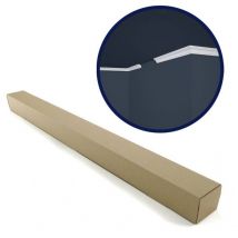 Lot de 25 (50ml) Corniches de Plafond décoratives - Raffiné - 200x2,2x2,2 cm