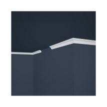 Decoon - Lot de 50 (100ml) Corniches de Plafond décoratives - Raffiné - 200x2,2x2,2 cm