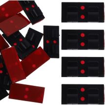 Lot de 25 clips de fixation de câbles en plastique auto-adhésifs pour mur