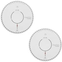 Angeleye - Lot de 25 duos détecteurs de fumée nf autonomie et garantie 10 ans