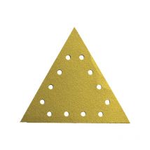 Boite de 25 triangles velcro mur/plafond Classic ø 290 x 290 Grain 80 Perforé 12P