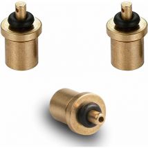 Lot de 3 adaptateurs de recharge de gaz - Buse type de bouteille de gaz butane / bidon - Recharge pour valve à vis - Bidon de gaz butane