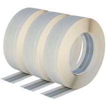 Semin - Lot de 3 bandes armées pour la réalisation et le renfort des angles sortants de plaques de pâtre - 30 m