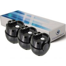 Visiodirect - Lot de 3 batteries pour Metabo Powermaxx outil sans fil 2000mAh 4.8V