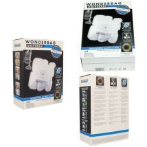 Lot de 3 boites de 4 sacs microfibres universels