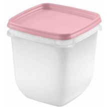 Lot de 3 boites de congelation 1 l couvercle rose