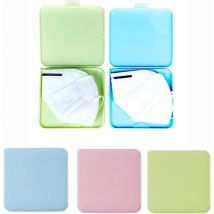 Lot de 3 boîtes de rangement en plastique réutilisables et portables, résistantes à la poussière