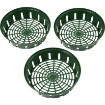 Lot de 3 bols ronds pour bulbes à fleurs