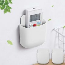 3 pièces support de télécommande organisateur support mural organisateur média organisateur tv télécommande Boîte de rangement-Fei Yu