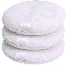 Yzmrbdqc - Houppette à Poudre Ronde De 7.5cm Ultra Douce Lavable RéUtilisable Grande En Velours Pour Le Visage Corps Les Poudres Libres Bouffées