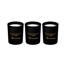 Babaflix - Lot de 3 Bougies décoratives cire de Soja naturel - Thé Vert