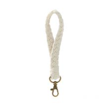 Lot de 3 bracelets pour téléphone portable, porte-clés en corde de coton tressée pour téléphone portable pour femmes et hommes