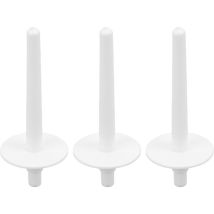 Feiyue - Lot de 3 broches de bobine de rechange pour machine à coudre domestique, support de bobine auxiliaire, broche de bobine compatible avec les
