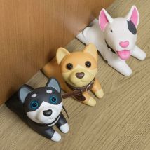 Linghhang - Lot de 3 butées de porte en forme de chien mignon pour la maison et le bureau