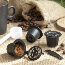Innovagoods - Jeu de 3 Capsules à Café Réutilisables Recoff