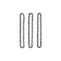 Lot de 3 Chaînes d'Élagueuse sur Perche pour Guide-Chaîne de 10' (25 cm), 40 Maillons d'Entraînement, Faible Rebond, Compatibles avec Black & Decker,