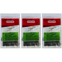 Gt Elec - Lot de 3 chaînes oregon 45 maillons - Référence : 91PX045X