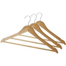 Lot de 3 cintres en bois