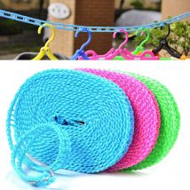 Lot de 3 cordes à linge coupe-vent en nylon antidérapant