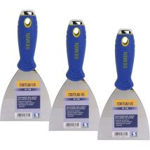 Lot de 3 couteaux us à enduire Semin 10 cm