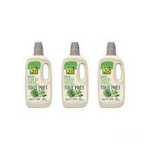 Lot de 3 engrais tout prêt plantes vertes et plantes d'intérieur KB 1L