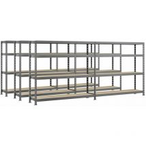 Modulo Storage - Lot de 3 étagères double Rack modulö - 290 x 50 cm - 8 plateaux