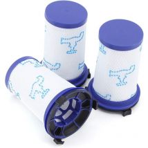 Gotrays - Lot de 3 Filtre de Remplacement pour Rowenta Air Force 360 / X-Pert Essential 260 Aspirateur sans Fil RH9037 RH9038 RH9039 RH9051 RH9057