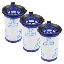 Lot de 3 filtres de rechange 360/x-pert Essential 260 aspirateur sans fil (alternative à Zr009001) - Ahlsen