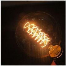 Pack x 3 ampoules vintage incandescentes bulb Edison E14 G45 Spirale 25W