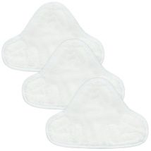 Lot de 3 lingettes en microfibre lavables pour balai vapeu,Housse lavable Coussinets pour nettoyeur vapeur, Tampons de vadrouille à Vapeur