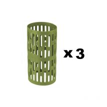 Lot de 3 manchons de protection vert pour troncs d'arbre