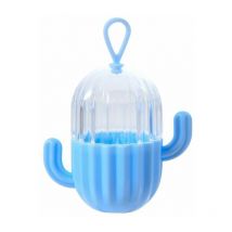 Lot de 3 organisateurs d'oeufs de beauté en forme de cactus - Organisateur de bijoux en éponge de maquillage - Organisateur de boucles d'oreilles,
