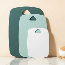 Sunxury - Lot de 3 planches à découper en plastique, planches à découper pour la cuisine, planches à découper épaisses pour la viande, les légumes,