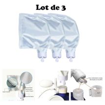 Lot De 3 Sacs À Limon Adaptables Pour Polaris 280 480 Robot Nettoyeur Piscine. Lot De 2 Sacs Filtres Nylon Renforcés À Fermeture Éclair Zip K13